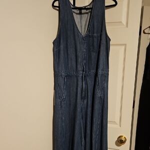 Universal Thread Blue Denim Jumpsuit